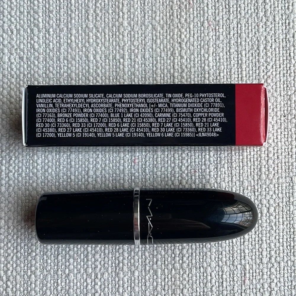 MAC 510 lady bug lustreglass sheer shine lipstick